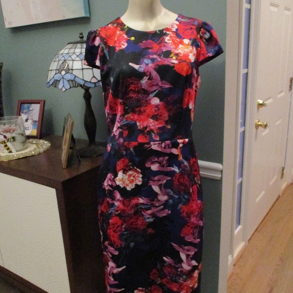 Betsey Johnson Dresses & Skirts - Betsey Johnson Purple Floral Dress 8 Fits 6